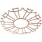 Ekena Millwork Augustus Wood Fretwork Pierced Ceiling Medallion, Cherry, 40"OD x 14 1/8"ID x 1/4"T CMWP40X40X0250AUCH - alternate 5
